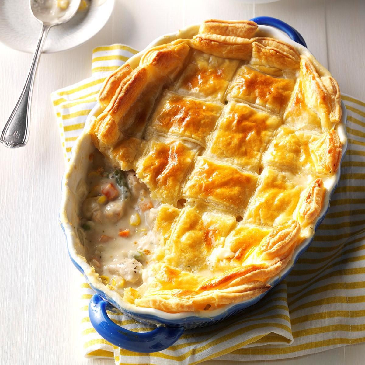 Puff Pastry Chicken Potpie Recipe How to Make It Taste of Home