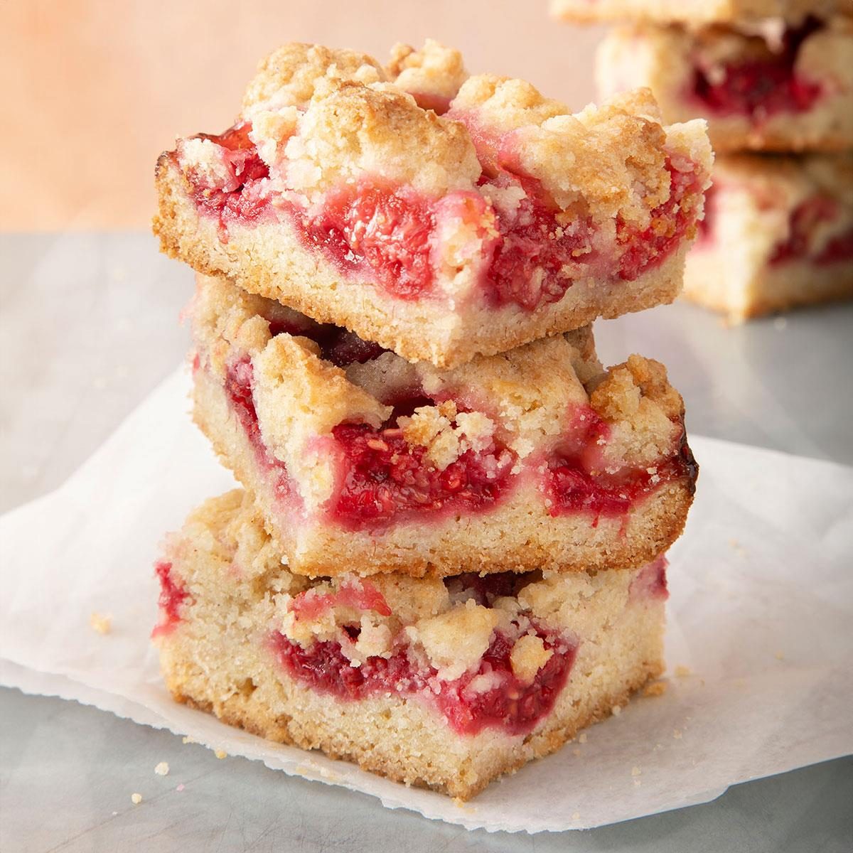 Raspberry Crumble Bars