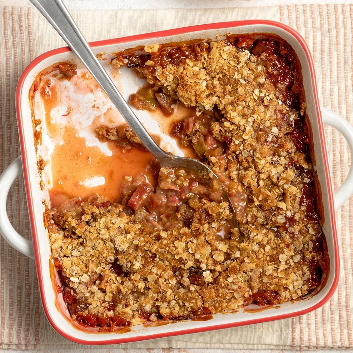 Rhubarb Crumble