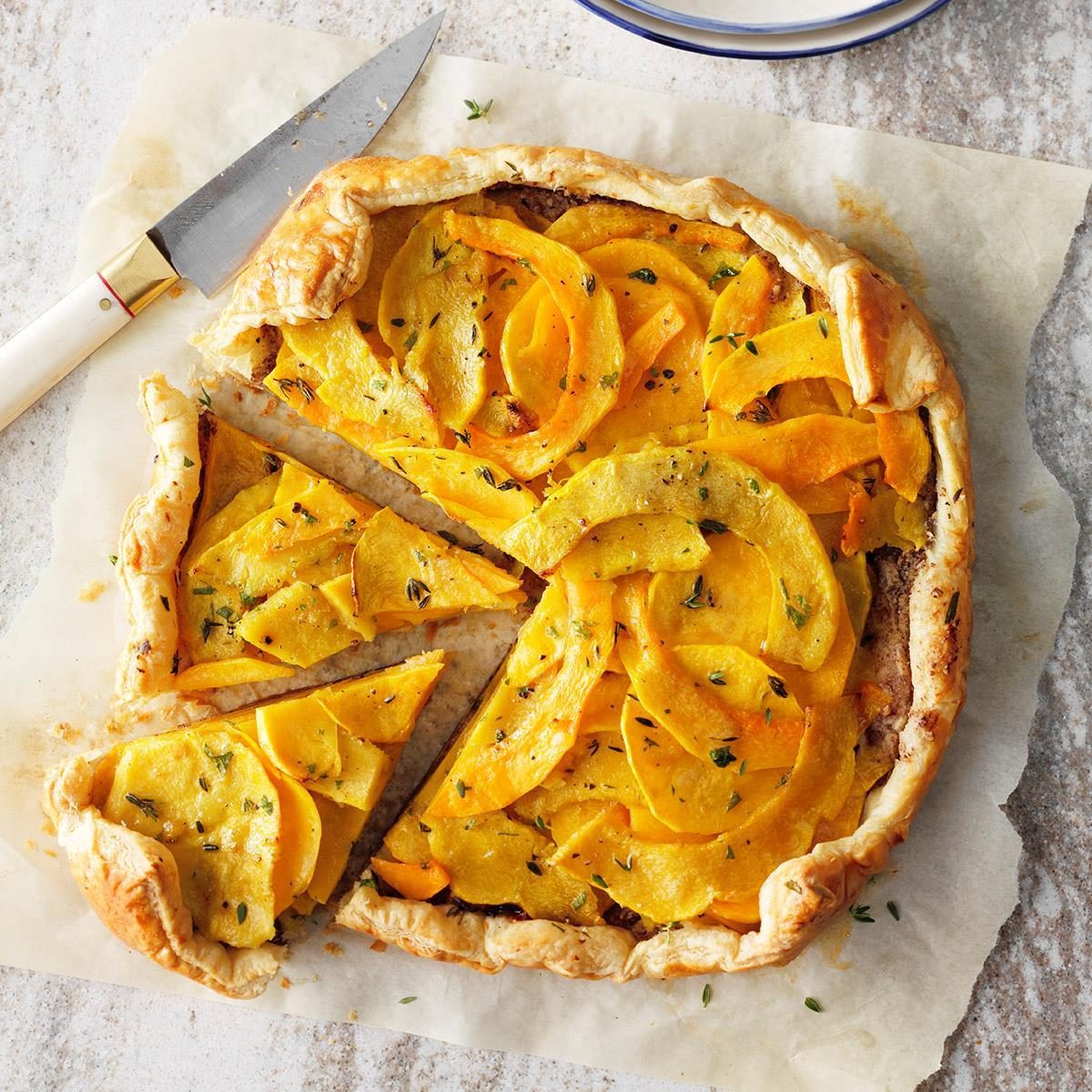 Zinfandel: Rustic Squash Tarts