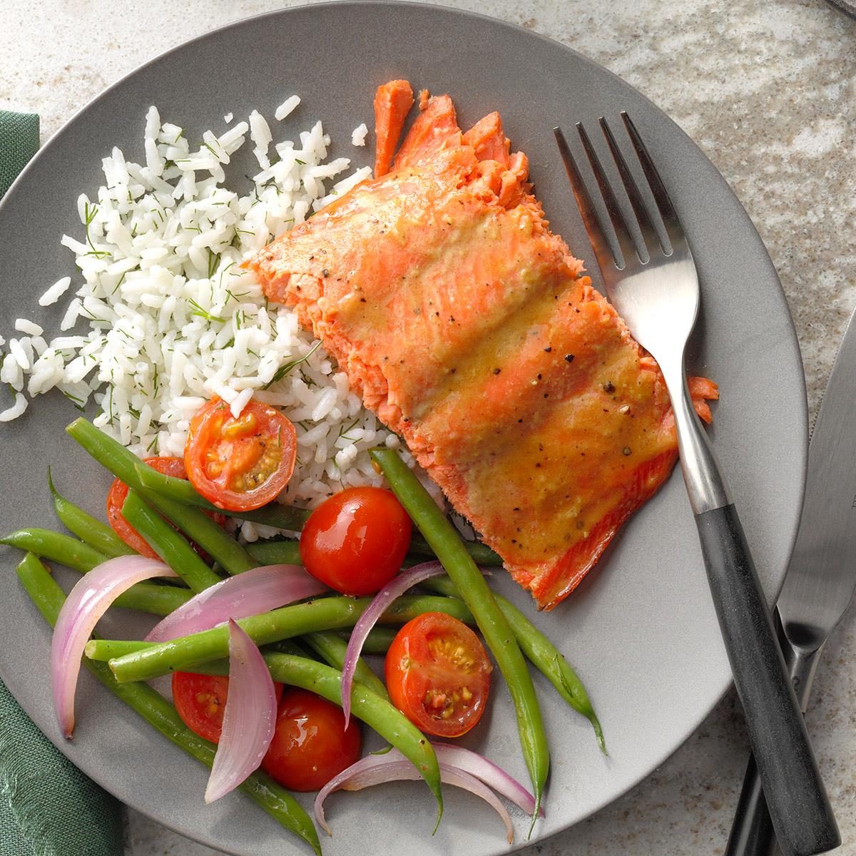 Salmon With Brown Sugar Glaze Recipe Taste Of Home