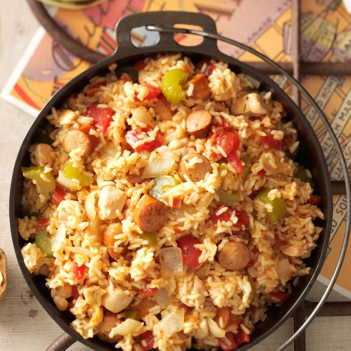 Sausage Chicken Jambalaya Recipe How To Make It Taste Of Home