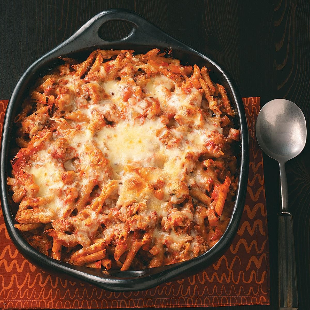 Sausage Penne Bake Recipe: How to Make It | Taste of Home