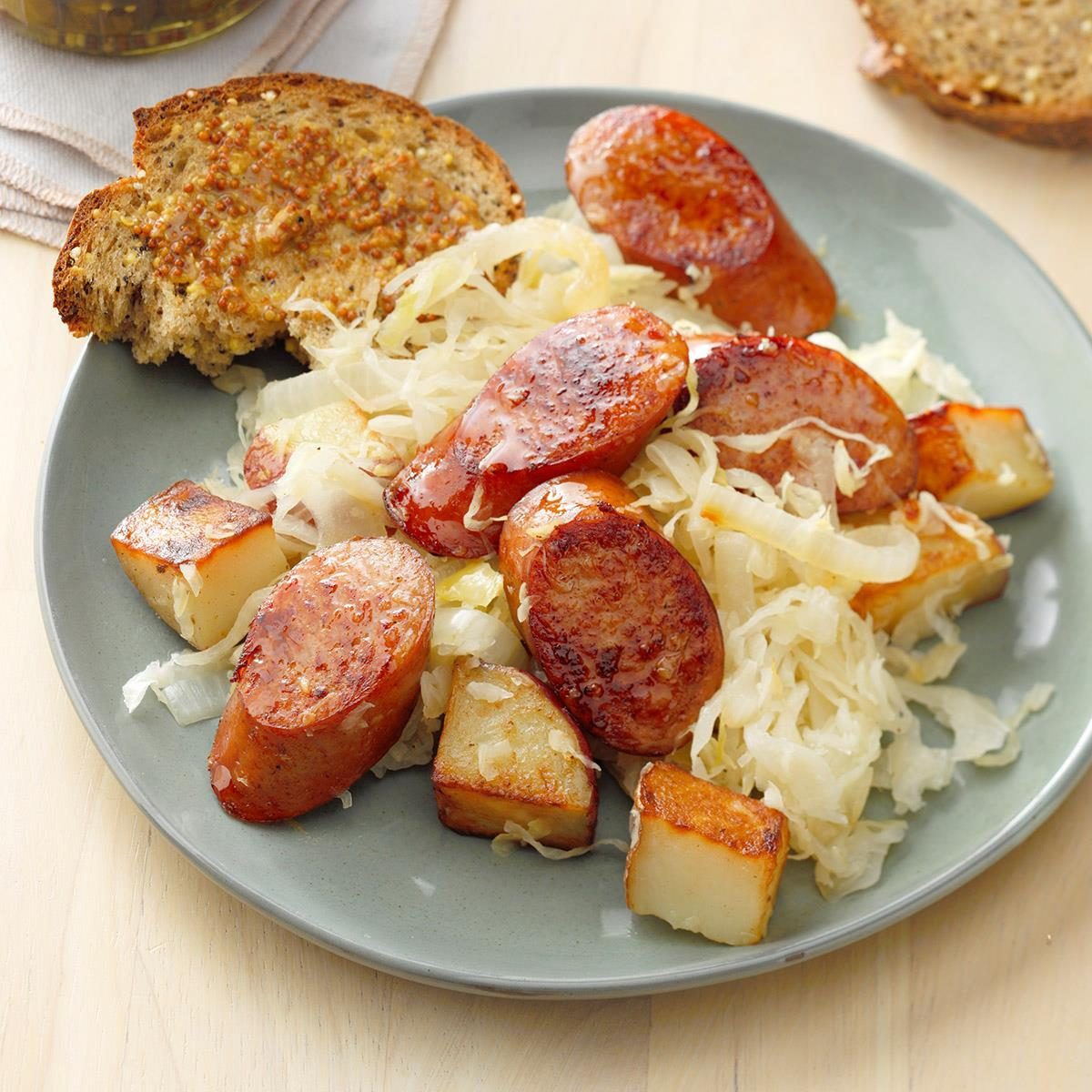 Sausage And Sauerkraut Recipe Taste Of Home