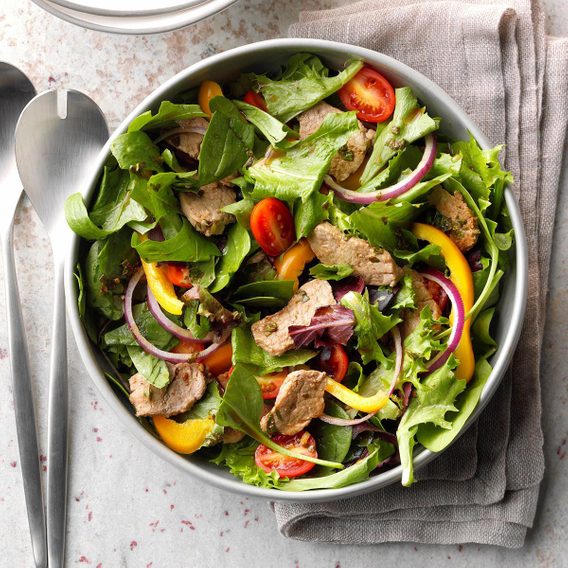 Spicy Pork Tenderloin Salad Recipe: How to Make It