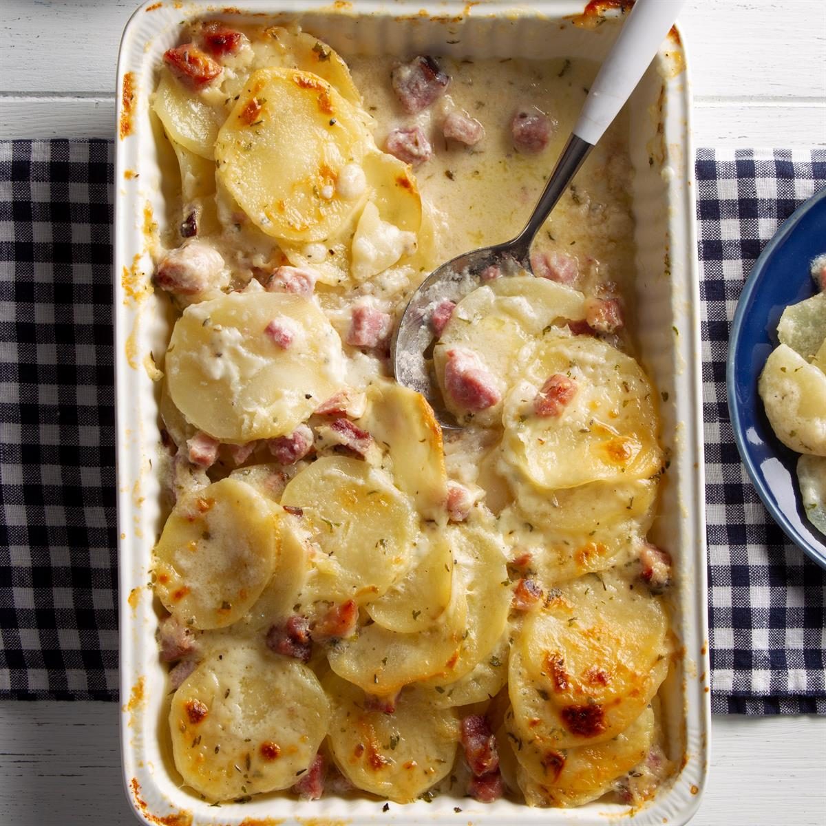 Scalloped Potatoes With Ham Recipe How To Make It