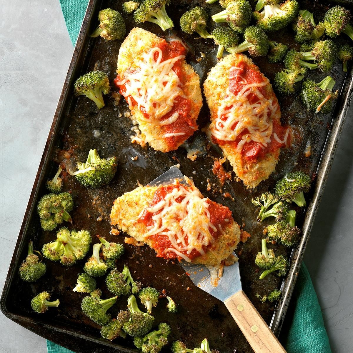 sheet pan chicken parmesan