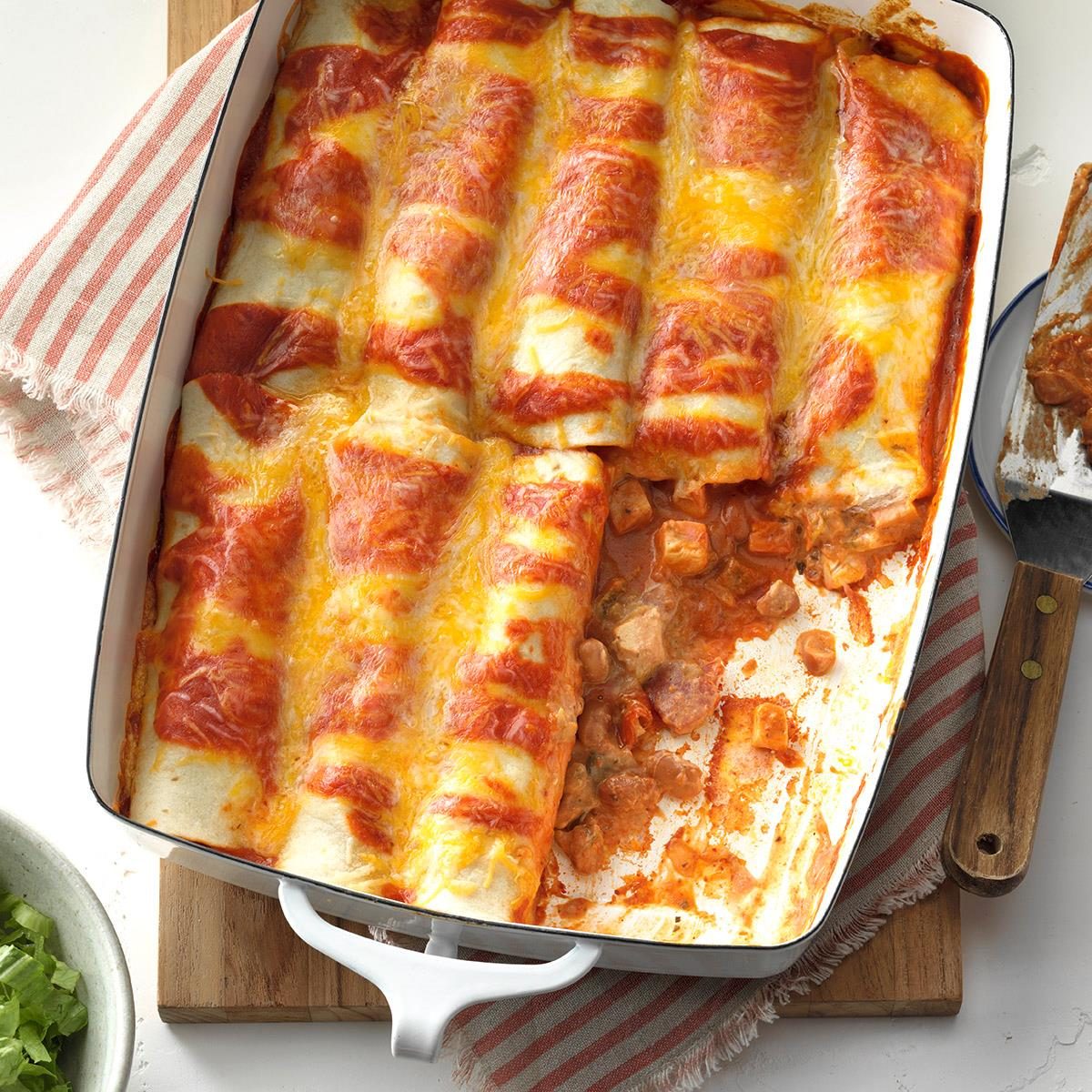 Easy Chicken Enchiladas Recipe: How to Make It | Taste of Home