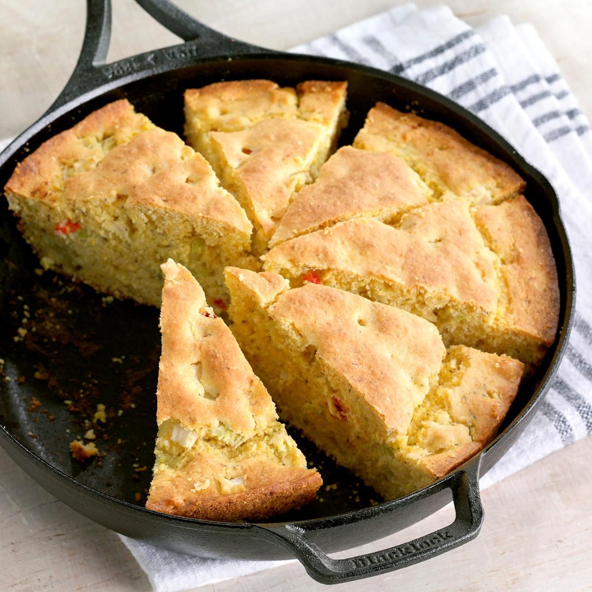 Skillet Herb Bread