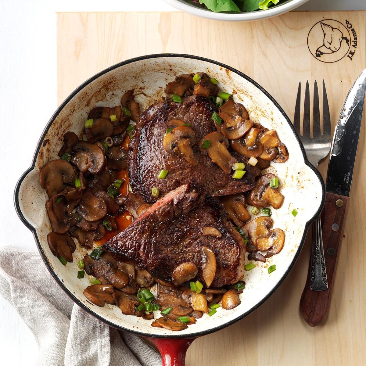 Skillet Steak Supper Recipe | Taste of Home