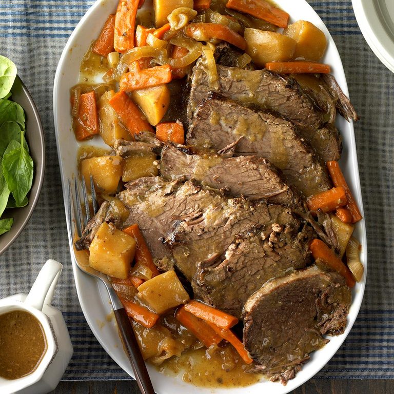 Slow Cooked Pot Roast Recipe How To Make It 