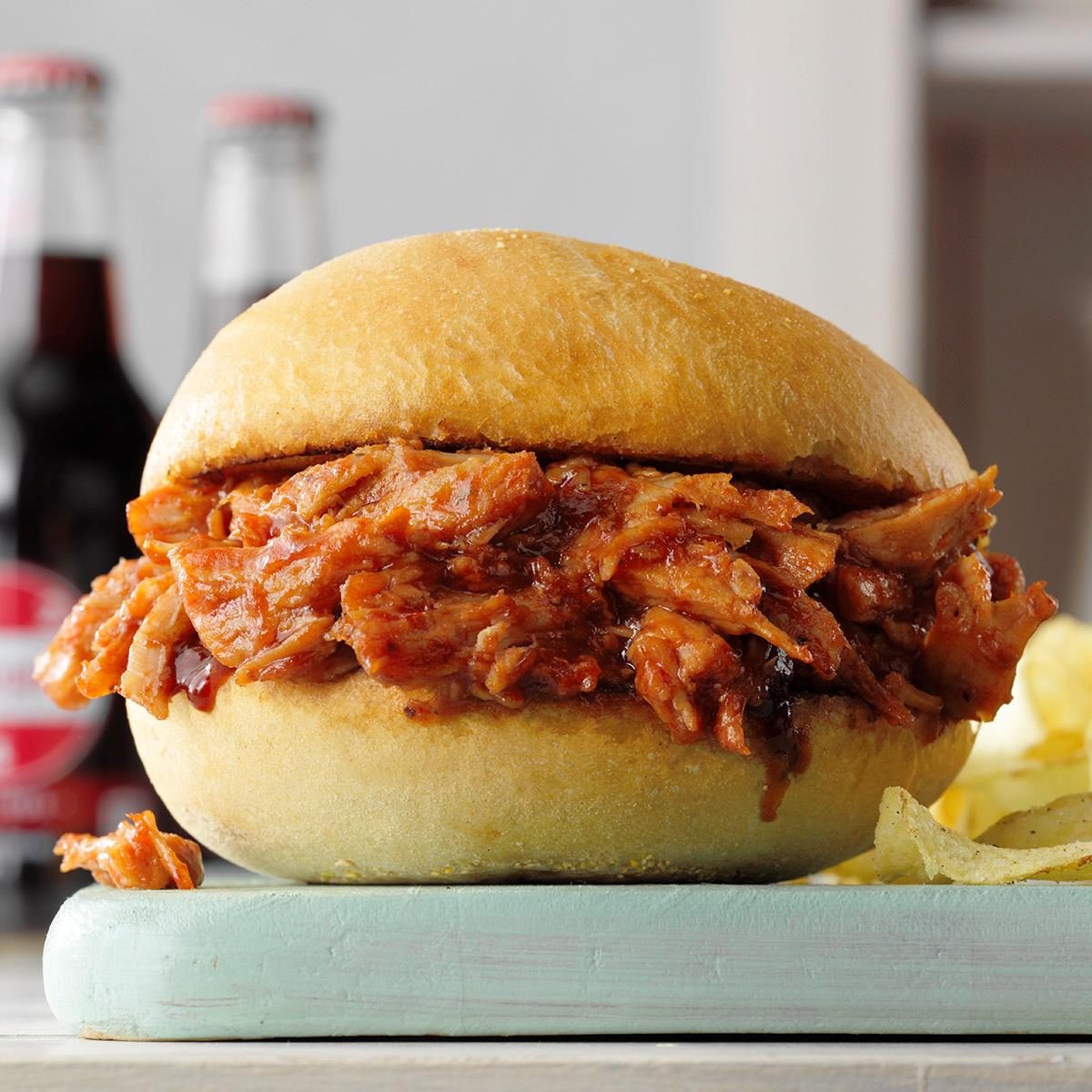 Slow Cooker Barbecue Pulled Pork Sandwiches Recipe How To Make It