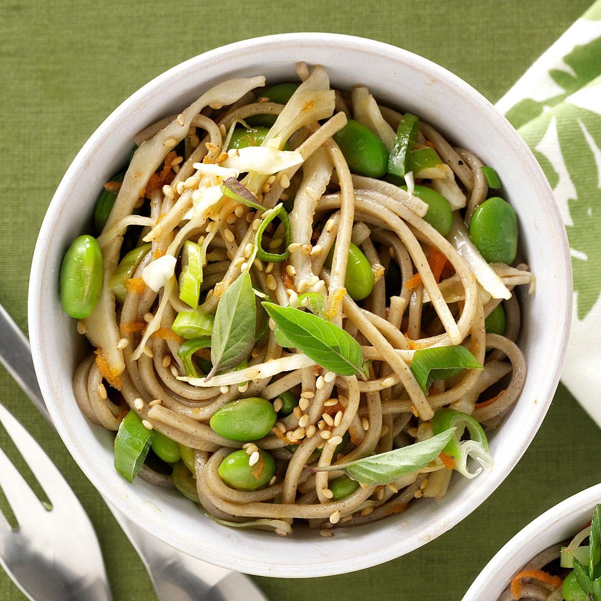 Soba Noodles With Ginger Sesame Dressing Recipe How To Make It Taste