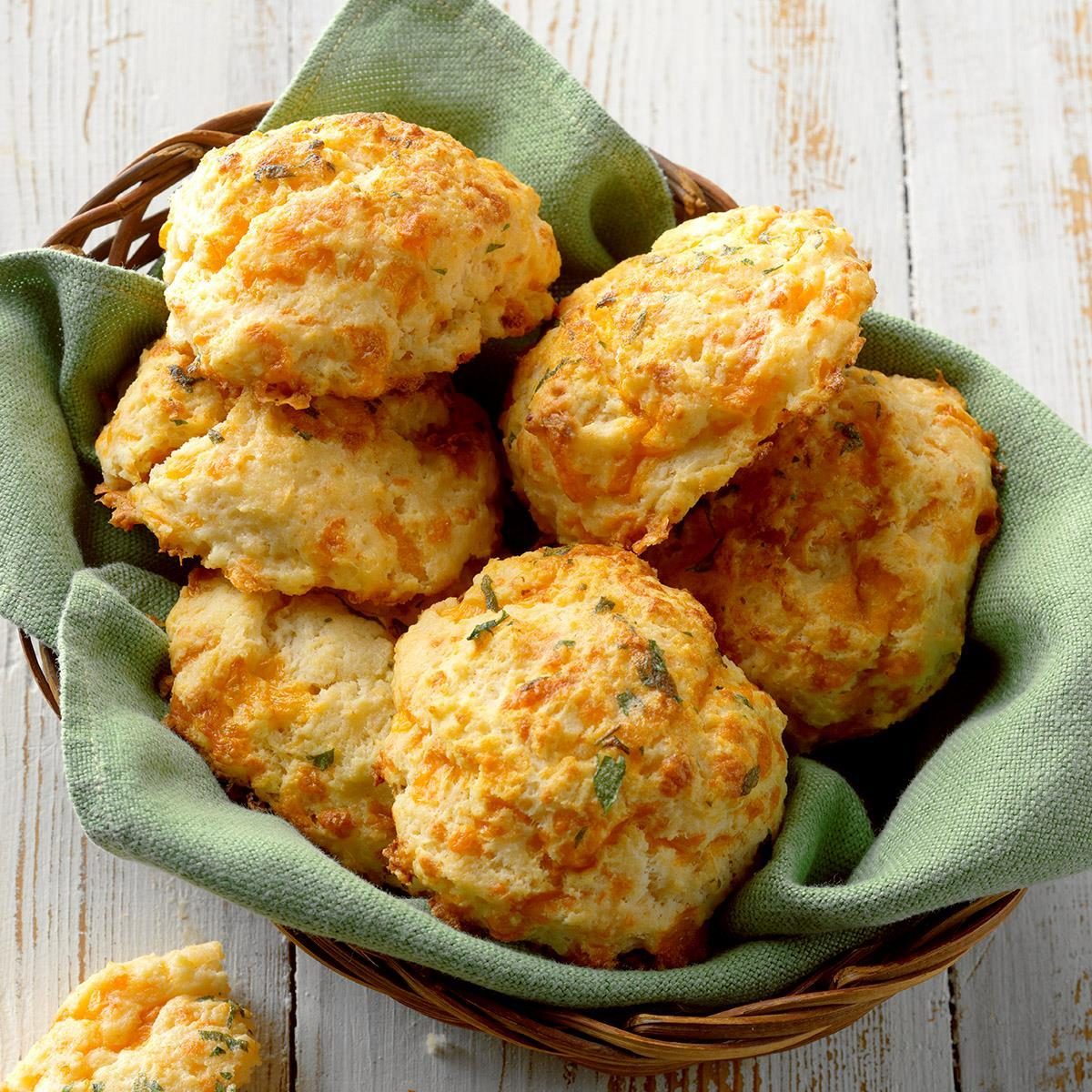 Sour Cream Cheddar Biscuits Recipe How To Make It Taste Of Home