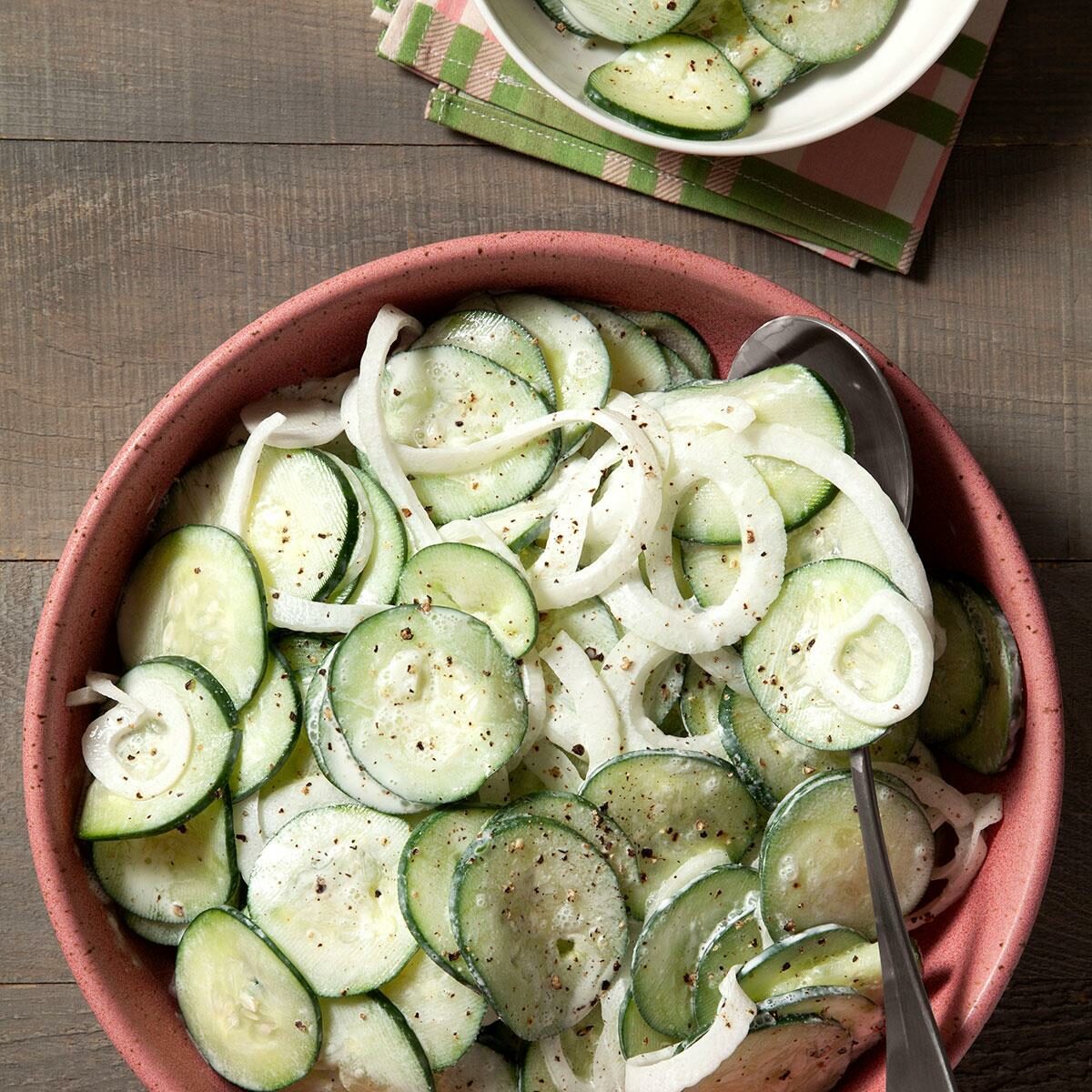 Cucumber Salad with Sour Cream