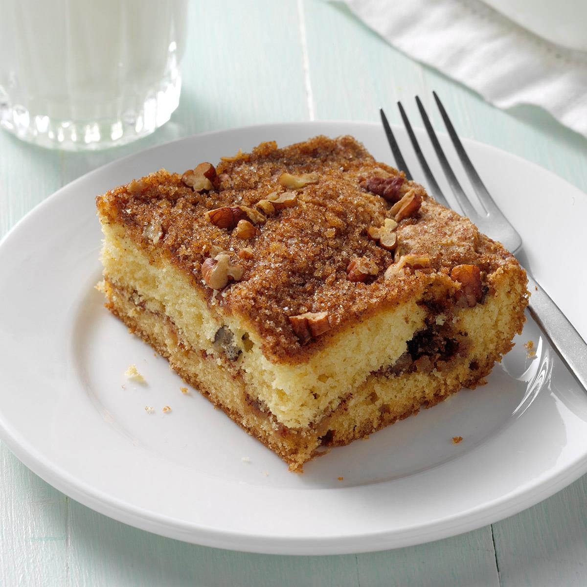 Sour Cream Streusel Coffee Cake Recipe Taste Of Home