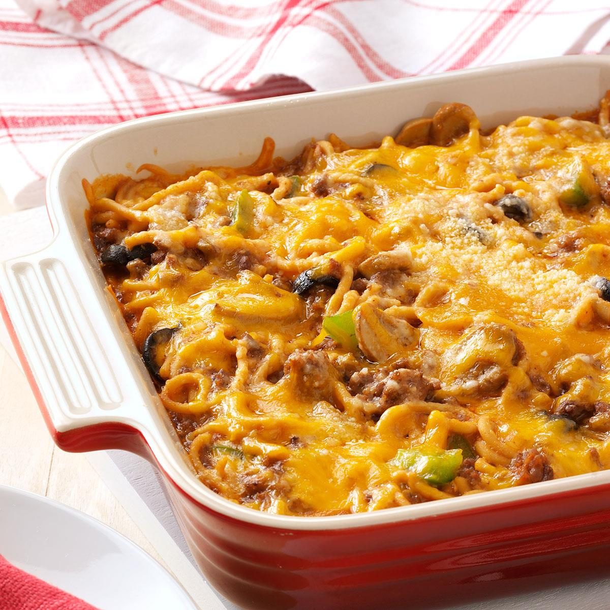 Spaghetti Casserole Bake Recipe Taste of Home