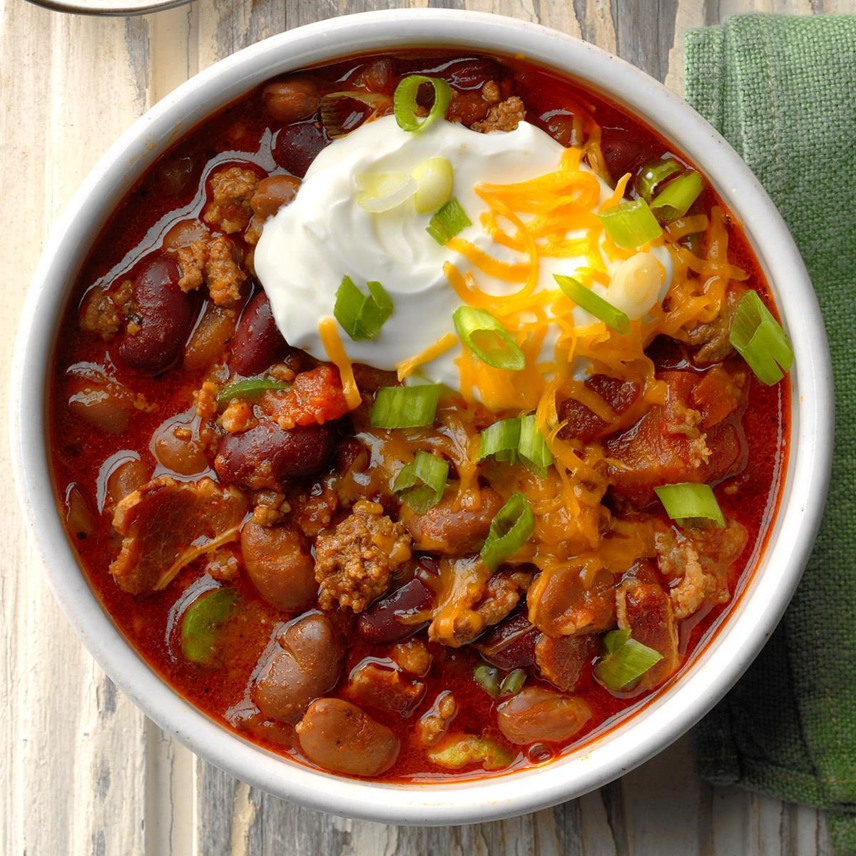 Spicy Touchdown Chili Recipe | Taste of Home