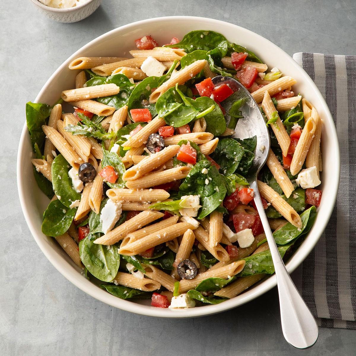 Spinach Penne Salad