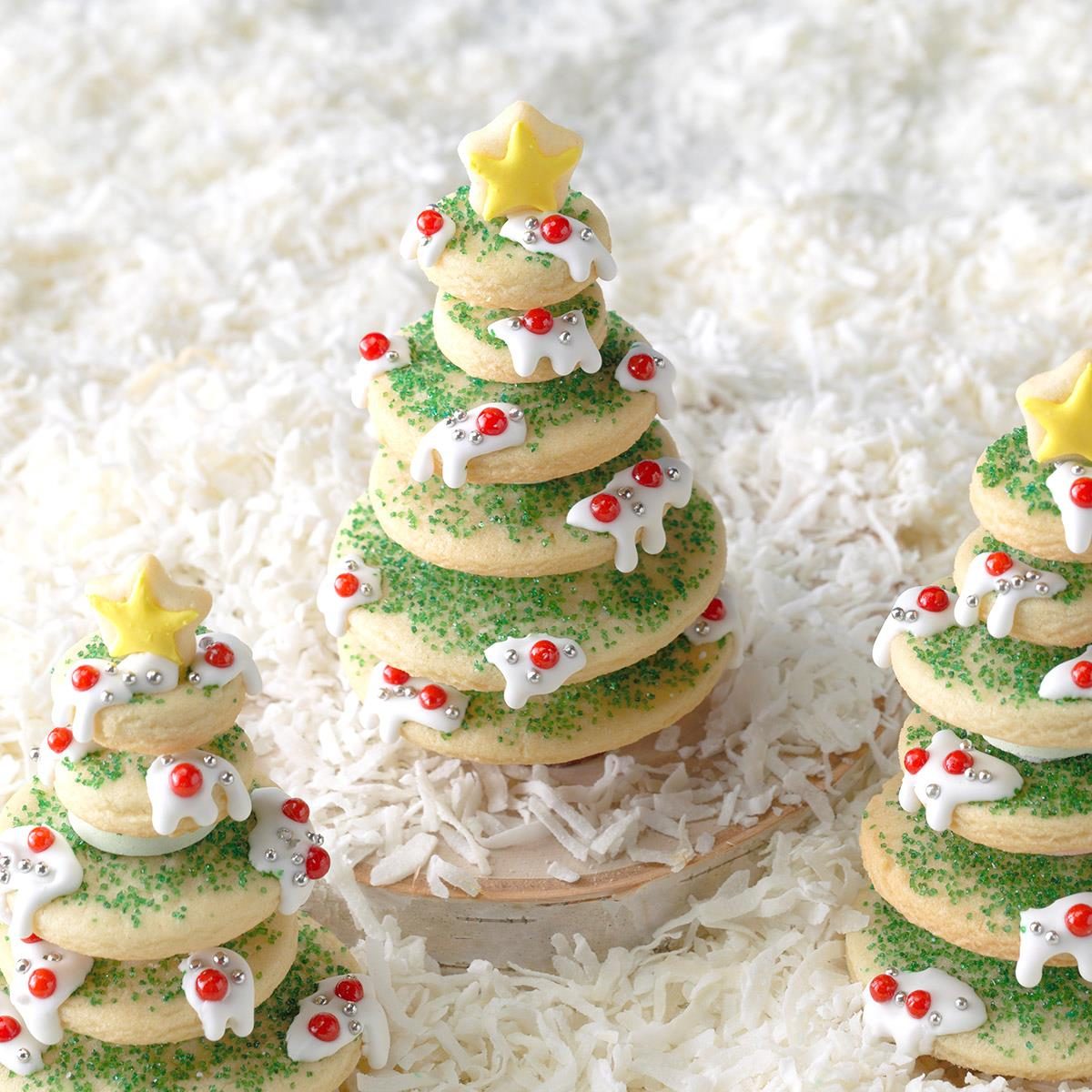 Stacked Christmas Tree Cookies Recipe Taste of Home