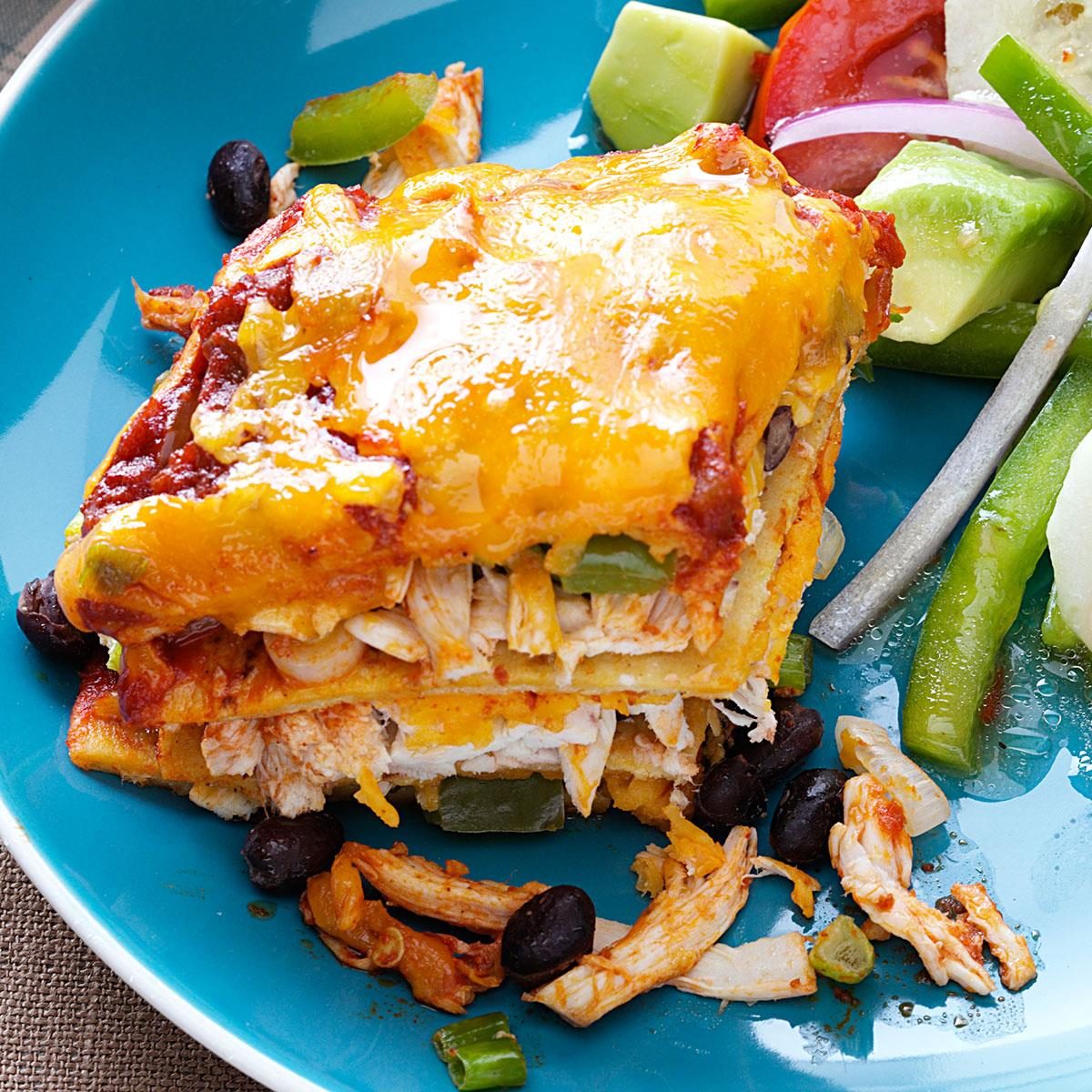 Stacked Enchilada Recipe: How to Make It | Taste of Home