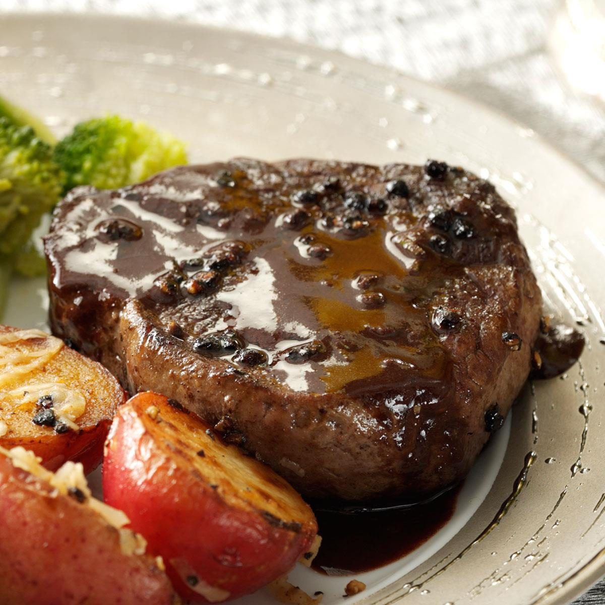 Steak au Poivre for 2 Recipe: How to Make It