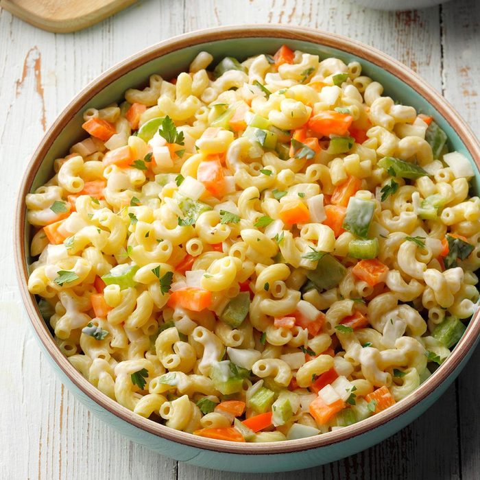 Sweet Macaroni Salad Recipe How To Make It Taste Of Home 