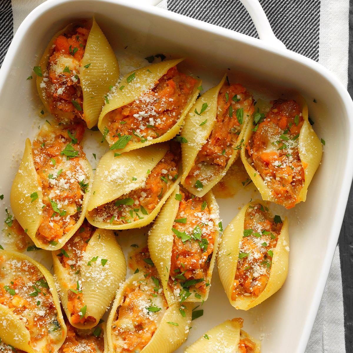 Sweet Potato & Caramelized Onion Shells