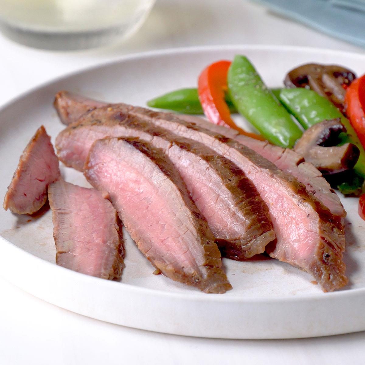 Flank steak grill temp best sale