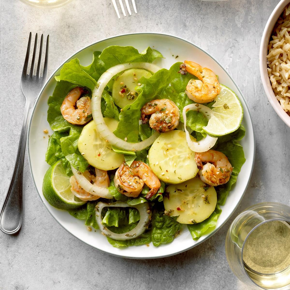 Thai Shrimp Salad For 2 Recipe How To Make It Taste Of Home