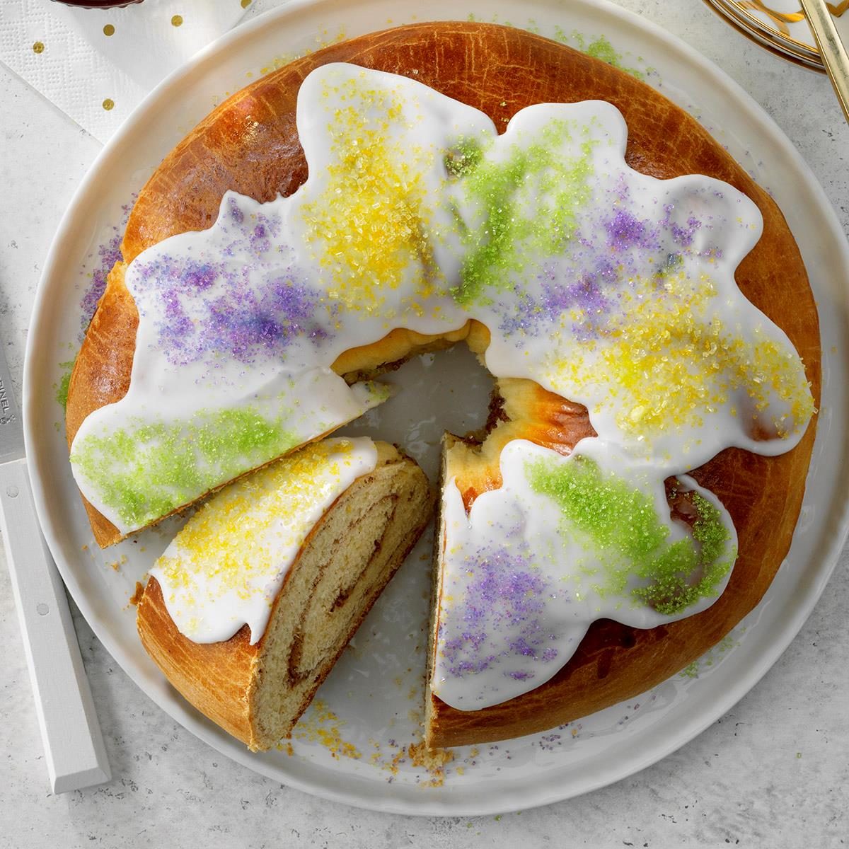 Traditional New Orleans King Cake Recipe How To Make It Taste Of Home