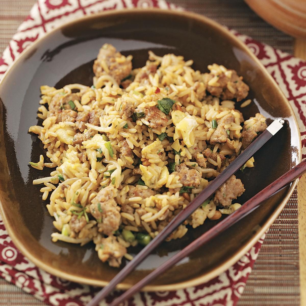 Turkey Fried Rice for Two Recipe How to Make It Taste