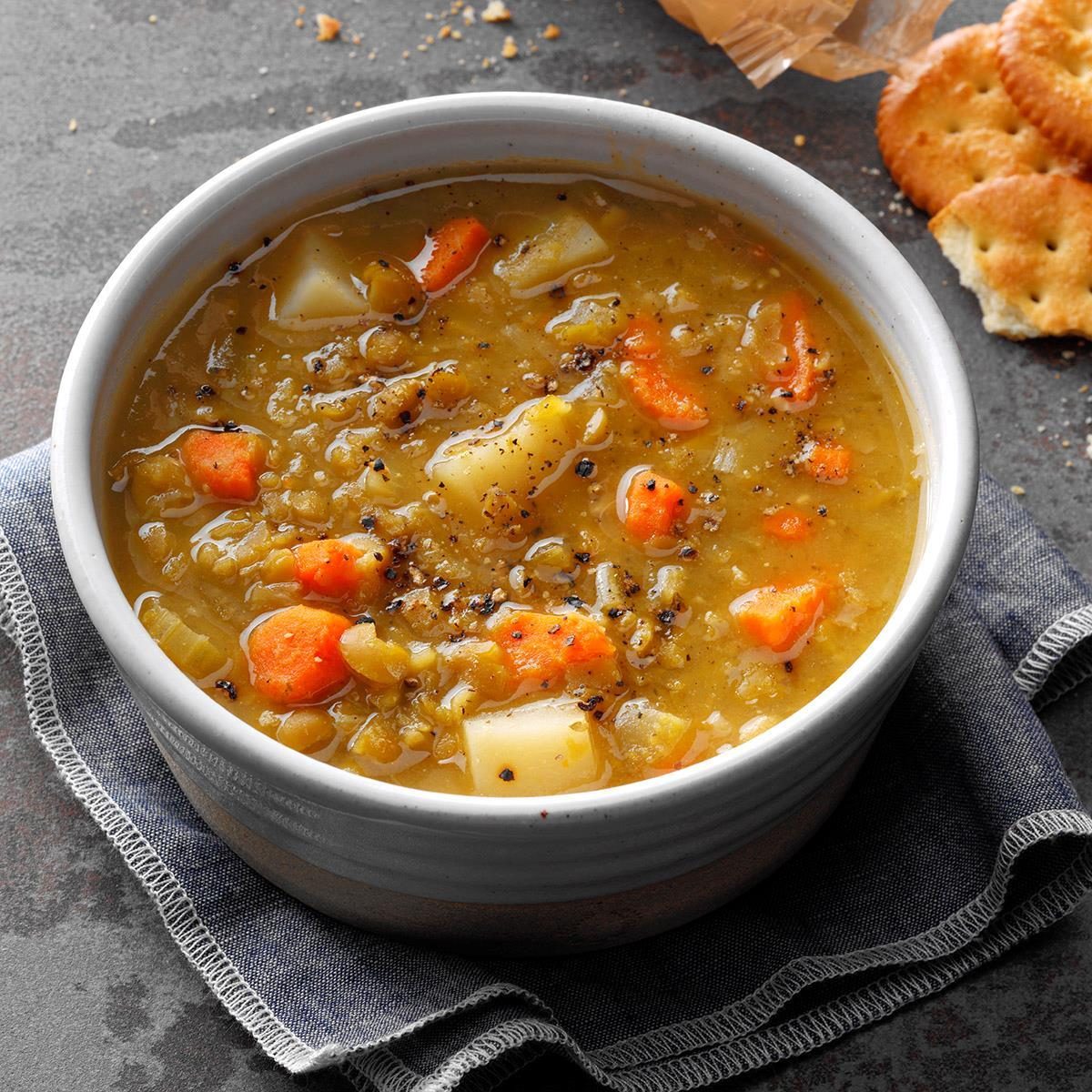 Vegetarian Pea Soup Recipe How to Make It Taste of Home