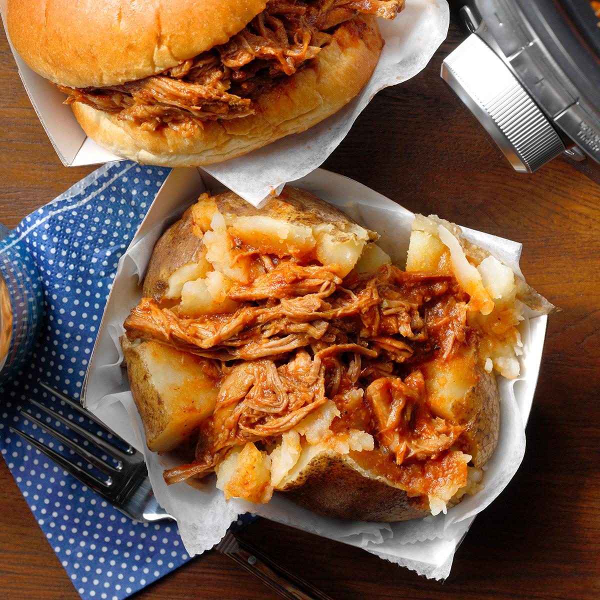 Whiskey Barbecue Pork Recipe Taste Of Home