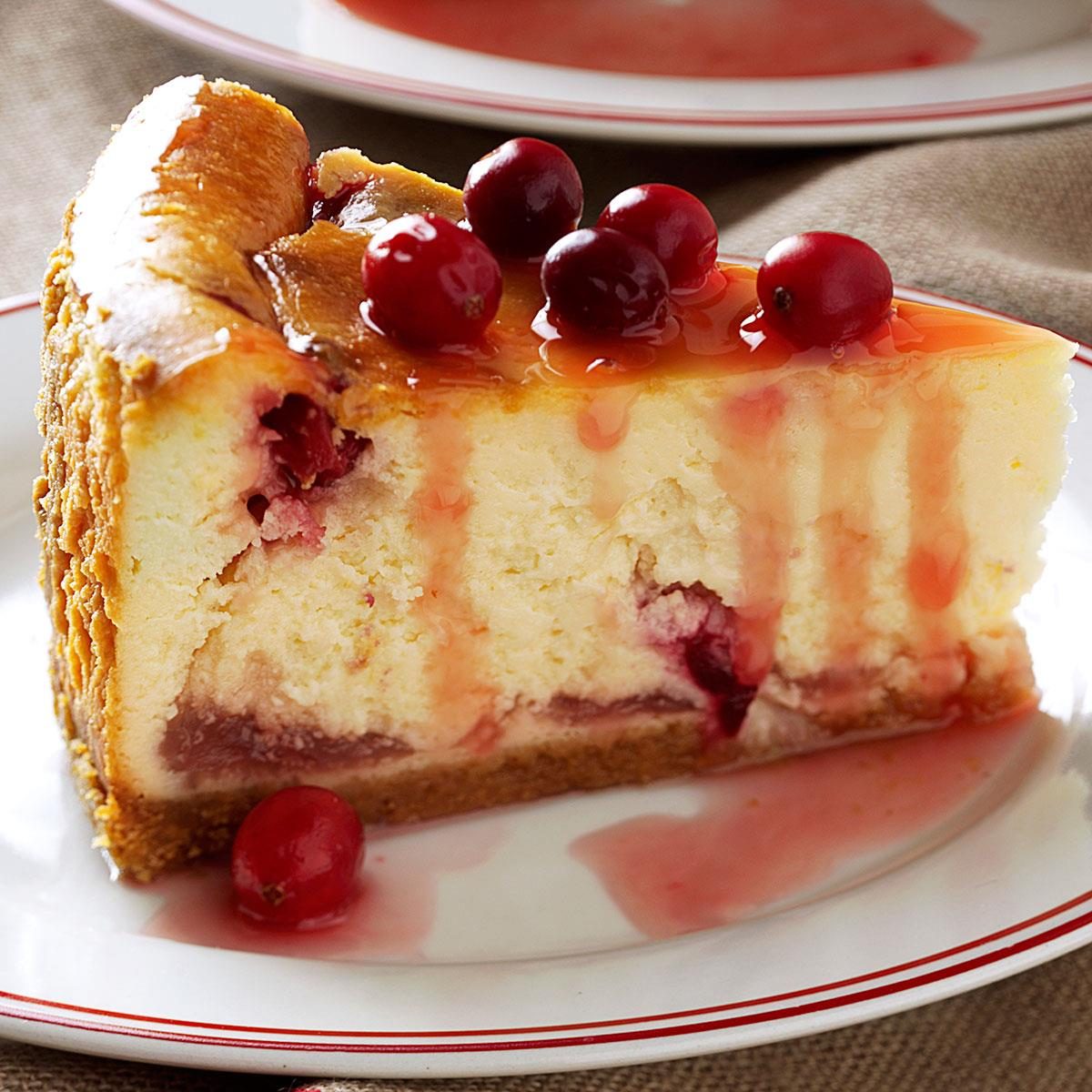 Winning Cranberry Cheesecake