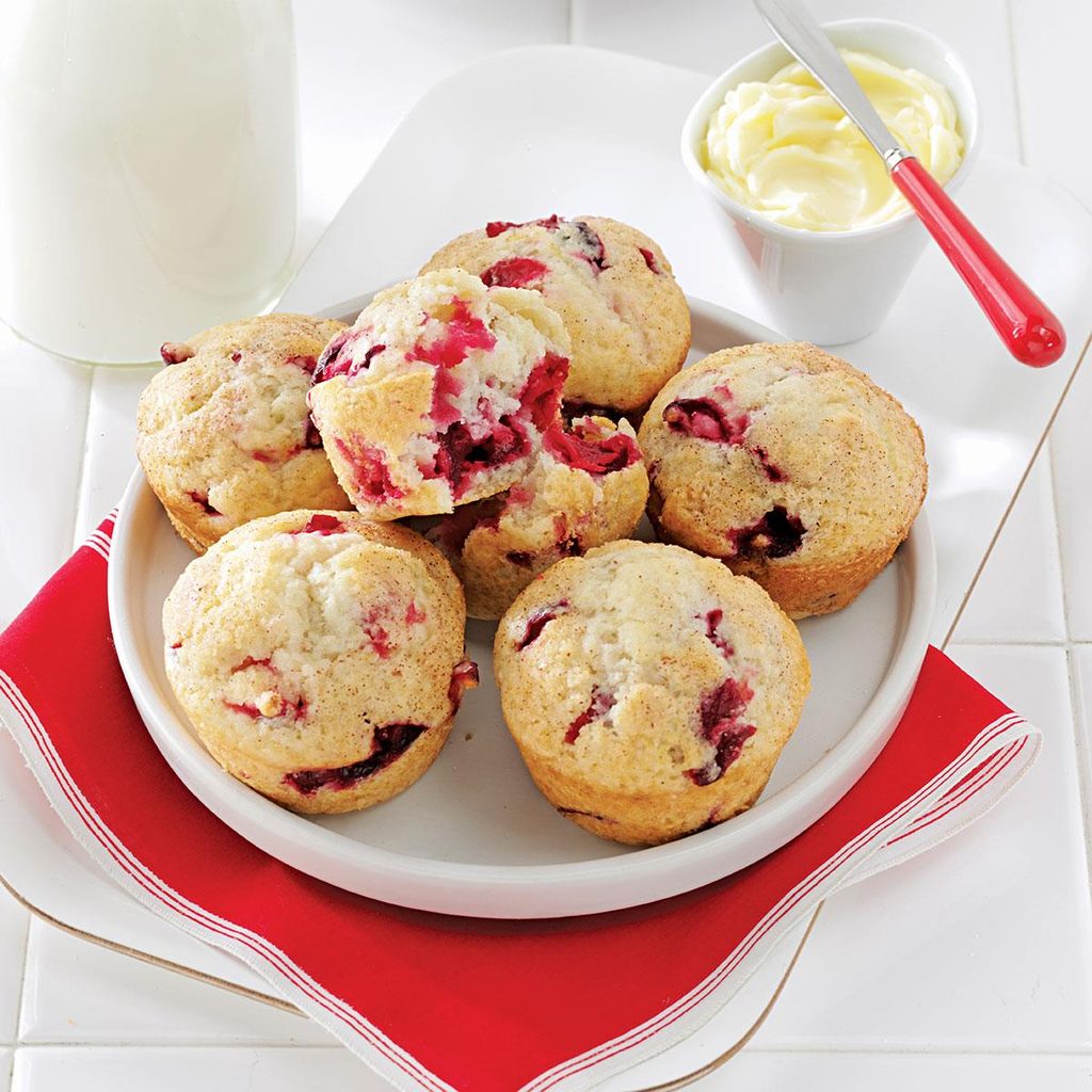 Buttermilk Cranberry Muffins Recipe How to Make It Taste of Home