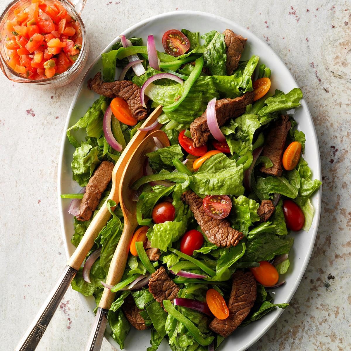 Lunch-size salads offer a few tasty surprises