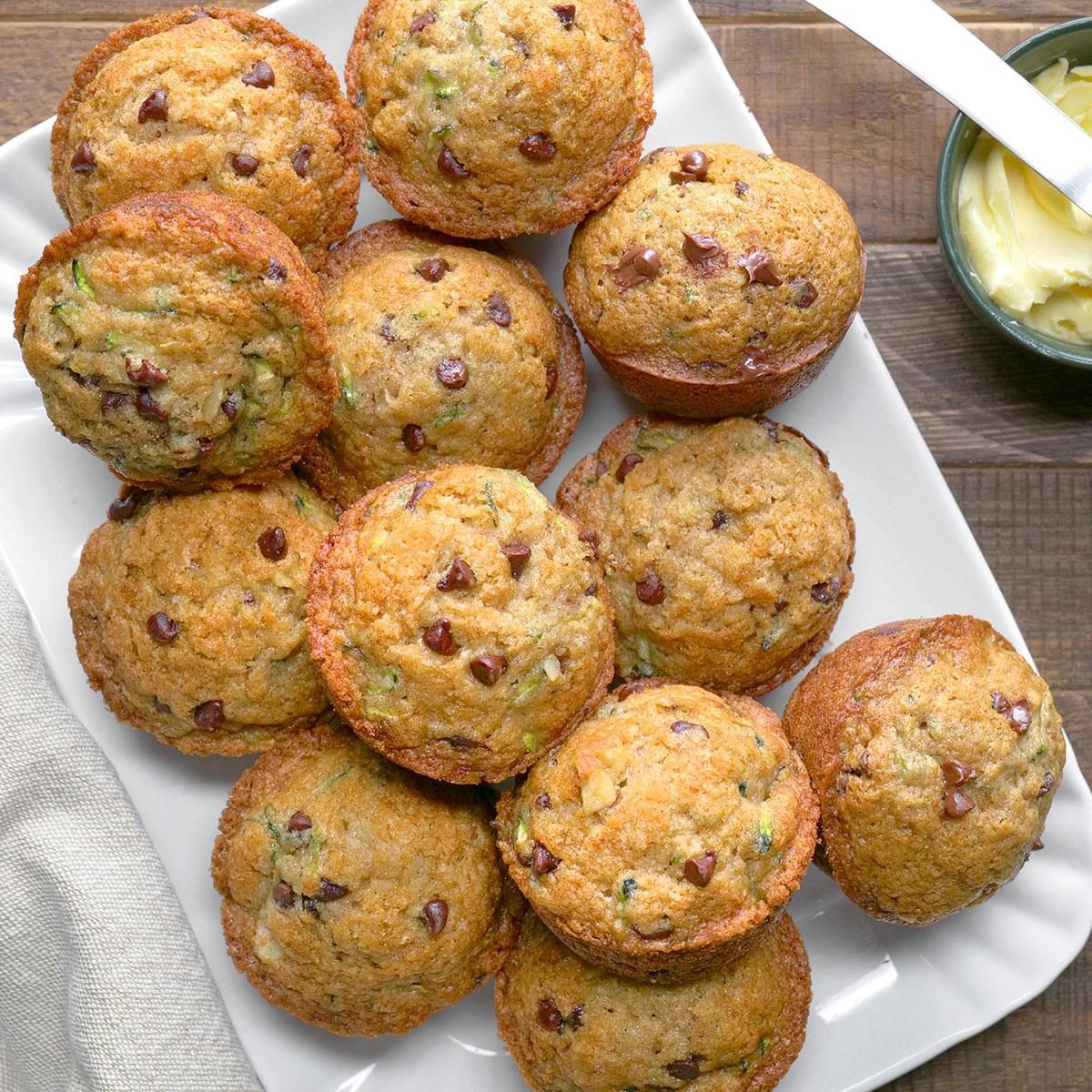 Zucchini Chocolate Chip Muffins Exps Tohvp24 3505 Mf 05 28 1