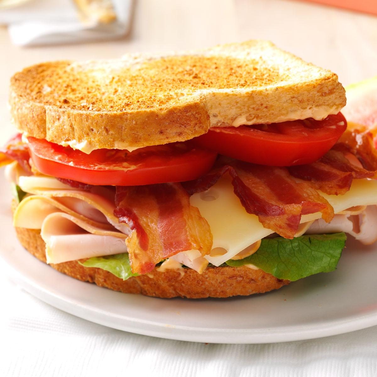 Turkey Club Sandwich With Chipotle Recipe How To Make It
