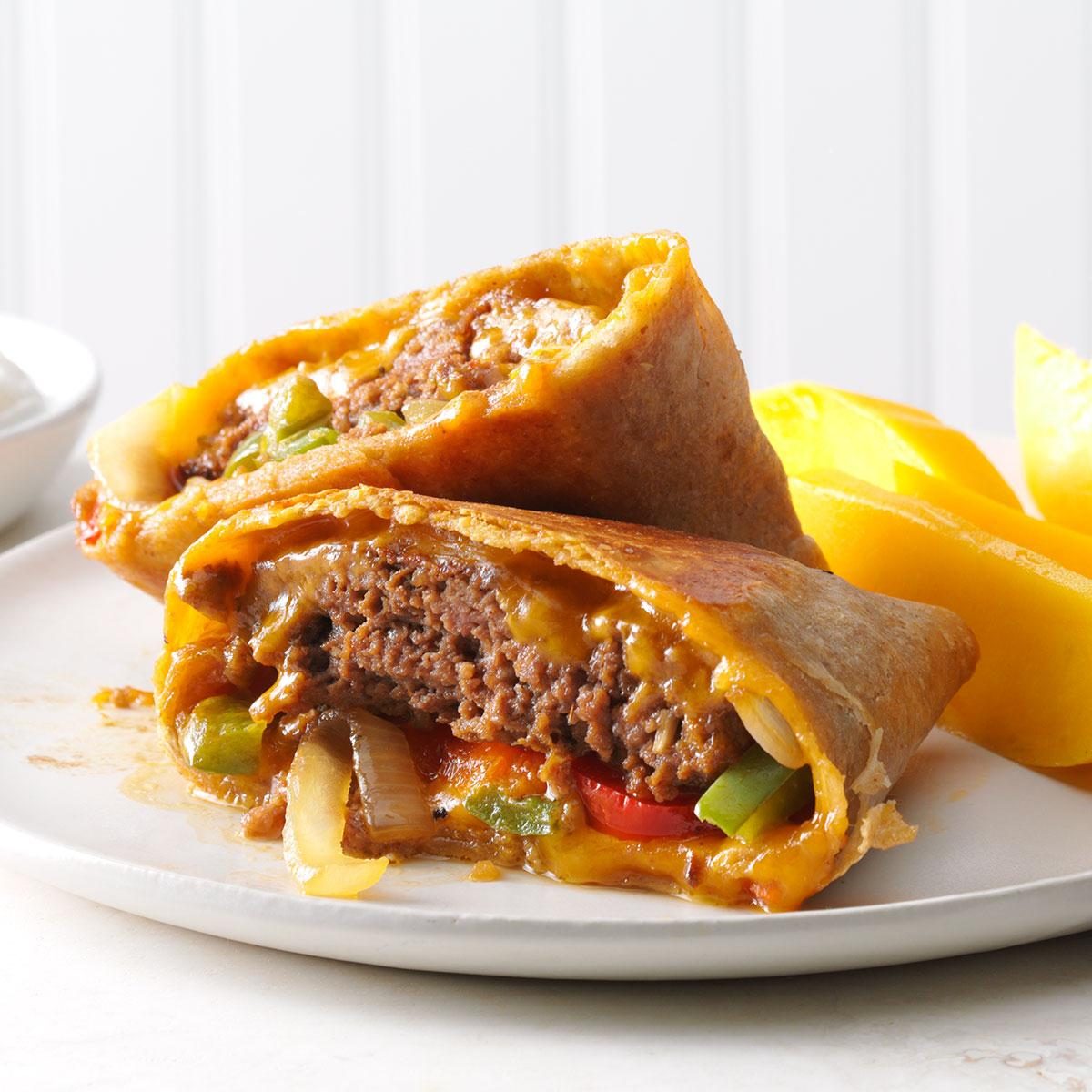 Beef 'n' Cheese Wraps Recipe: How to Make It
