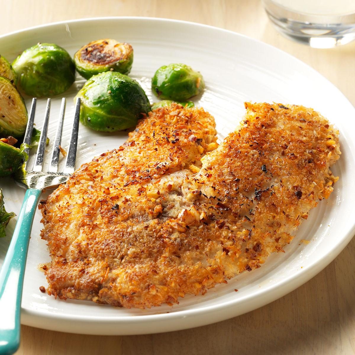 Pecan-Coconut Crusted Tilapia Recipe: How to Make It