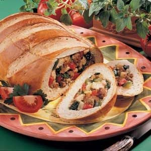 Stuffed Bread Boat