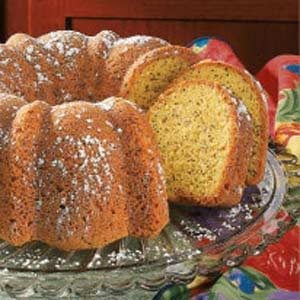 Coconut Poppy Seed Bundt Cake