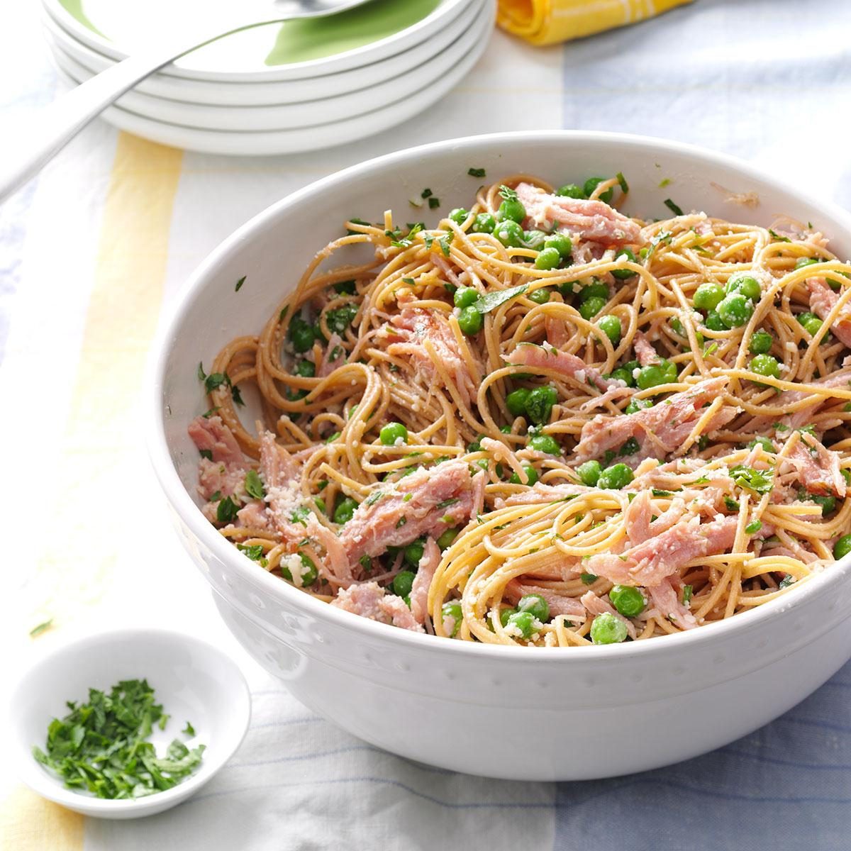 Ham Pasta Toss