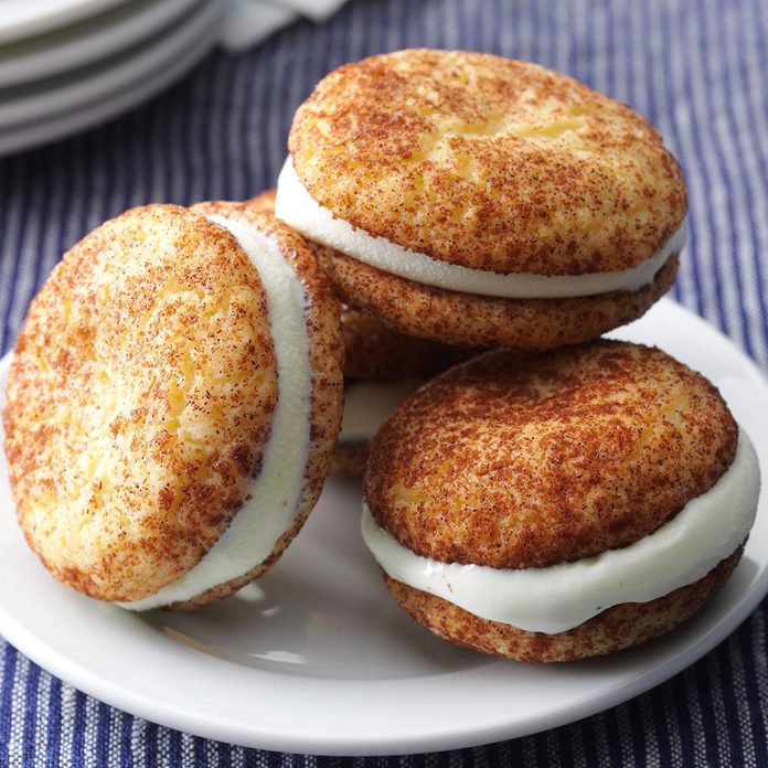 Snickerdoodle Ice Cream Sandwich Minis