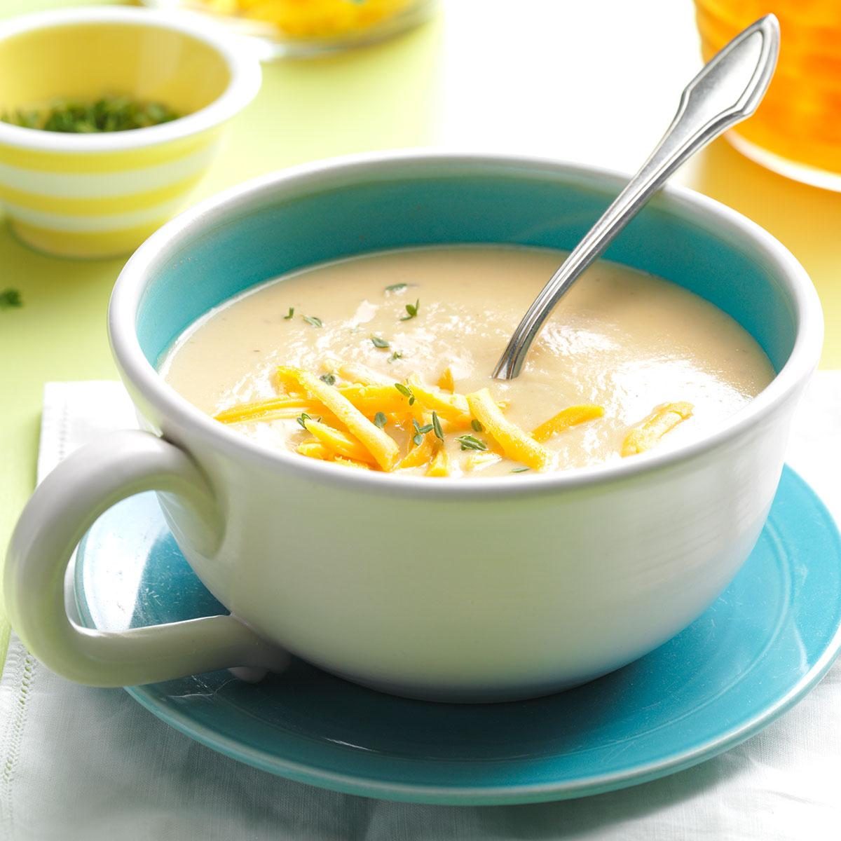 Cheddar Cauliflower Soup Recipe How To Make It Taste Of
