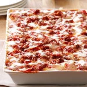 Sausage & Pepperoni Pizza Lasagna Recipe: How to Make It