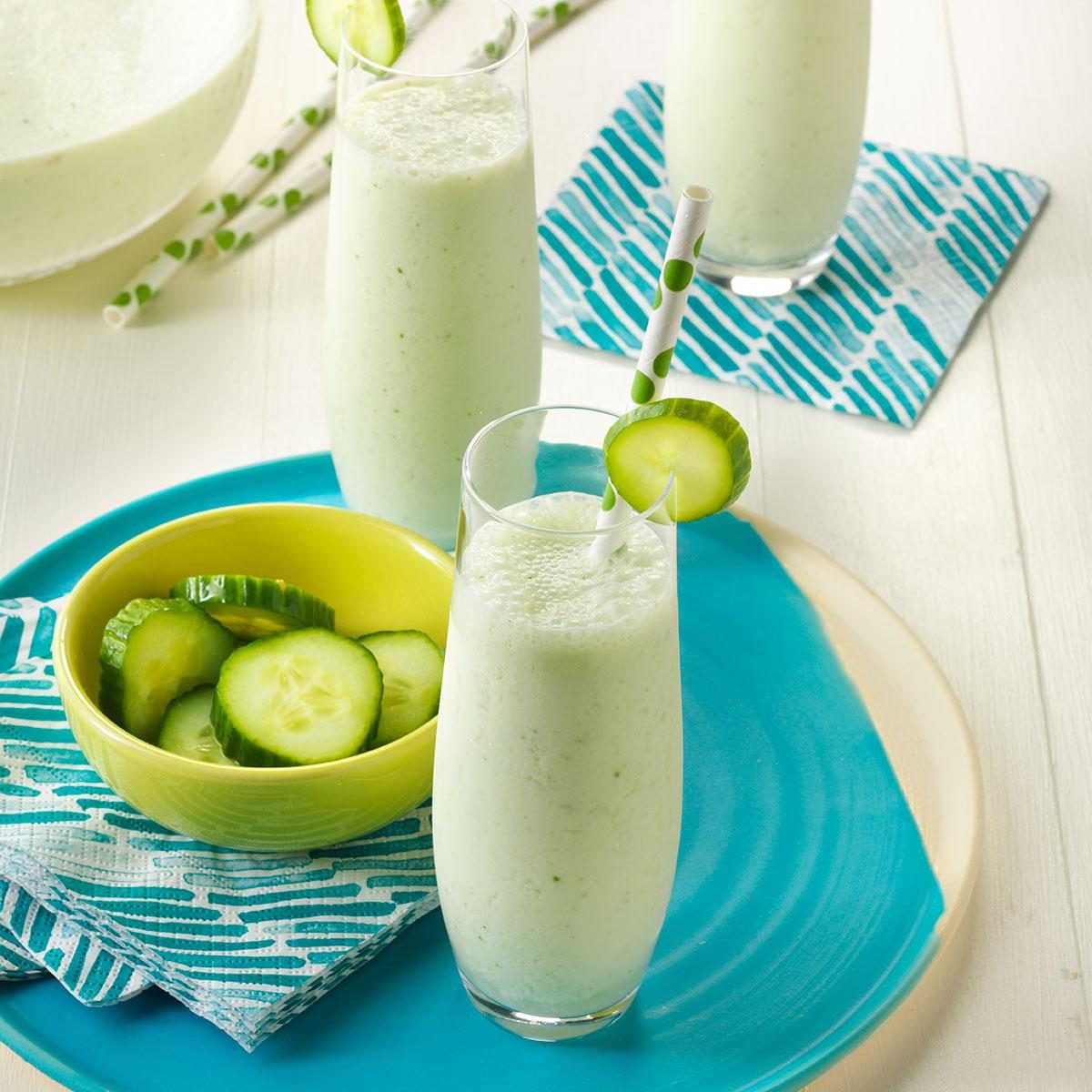 CucumberMelon Smoothies Recipe How to Make It Taste of Home