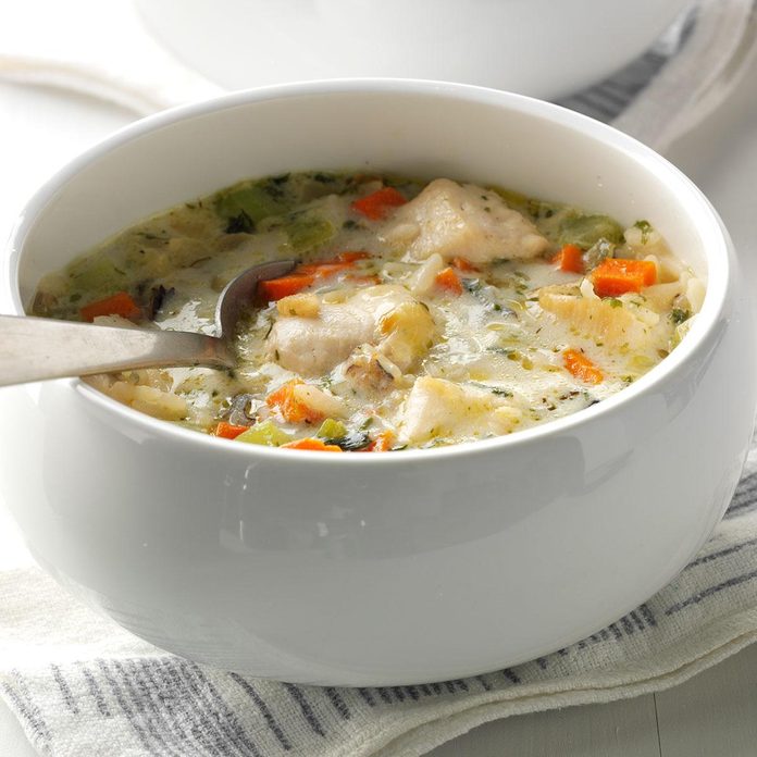 Quick Chicken & Wild Rice Soup