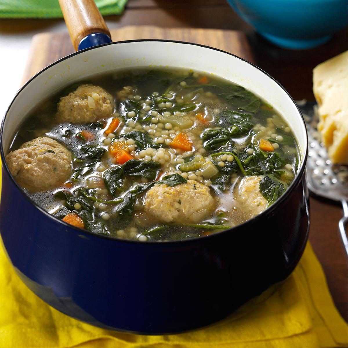 Italian Wedding Soup Recipe - Kristine's Kitchen